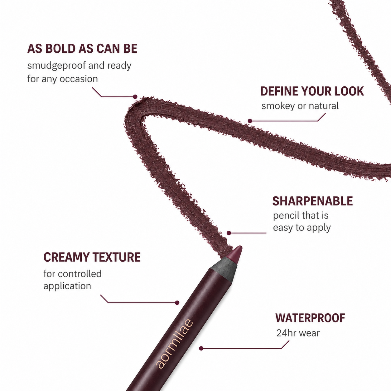 ✨BUY 1 GET 1 FREE💖24H Waterproof Eyeliner Pencil — Smudge-Proof, All-Day Wear